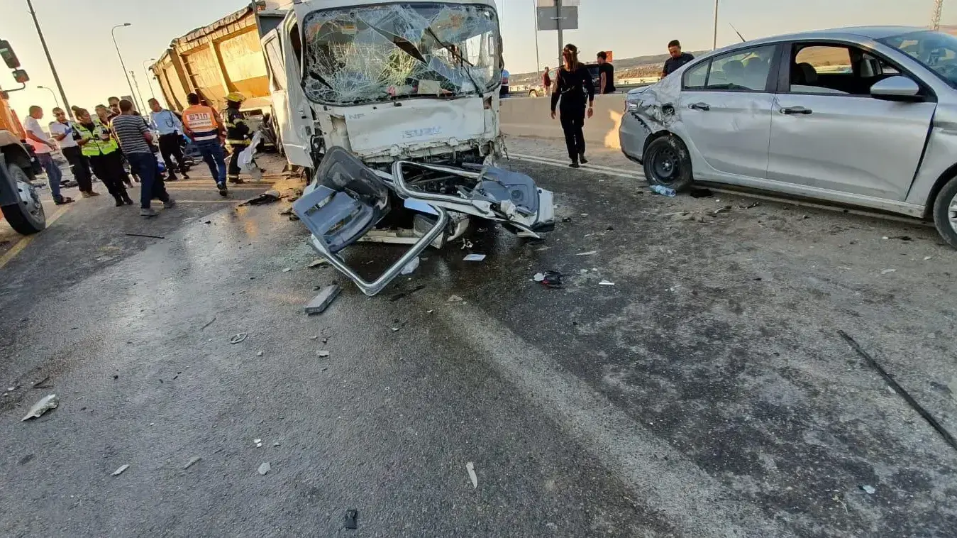 תאונת דרכים בצומת שוקת 19 באוגוסט 2019