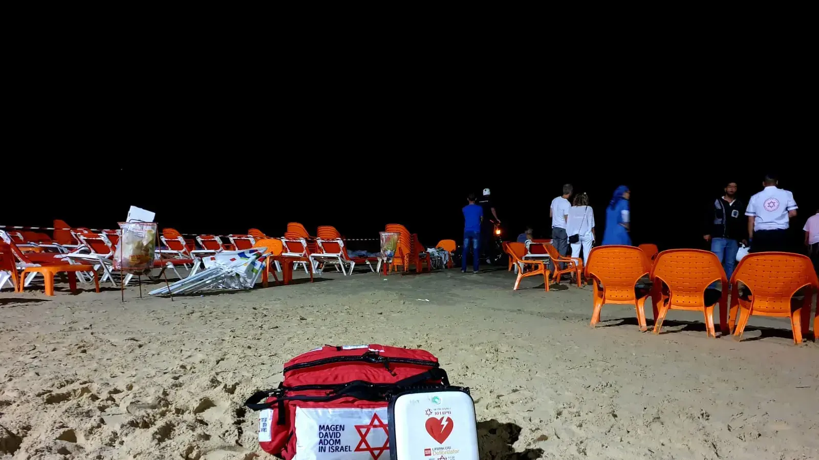 זירת האירוע בו מחפשים צעיר שנכנס לים ונעלם בסמוך לחוף דולפינריום בתל אביב. 20 באוגוסט 2019 זירת האירוע בו מחפשים צעיר שנכנס לים ונעלם בסמוך לחוף דולפינריום בתל אביב. 20 באוגוסט 2019