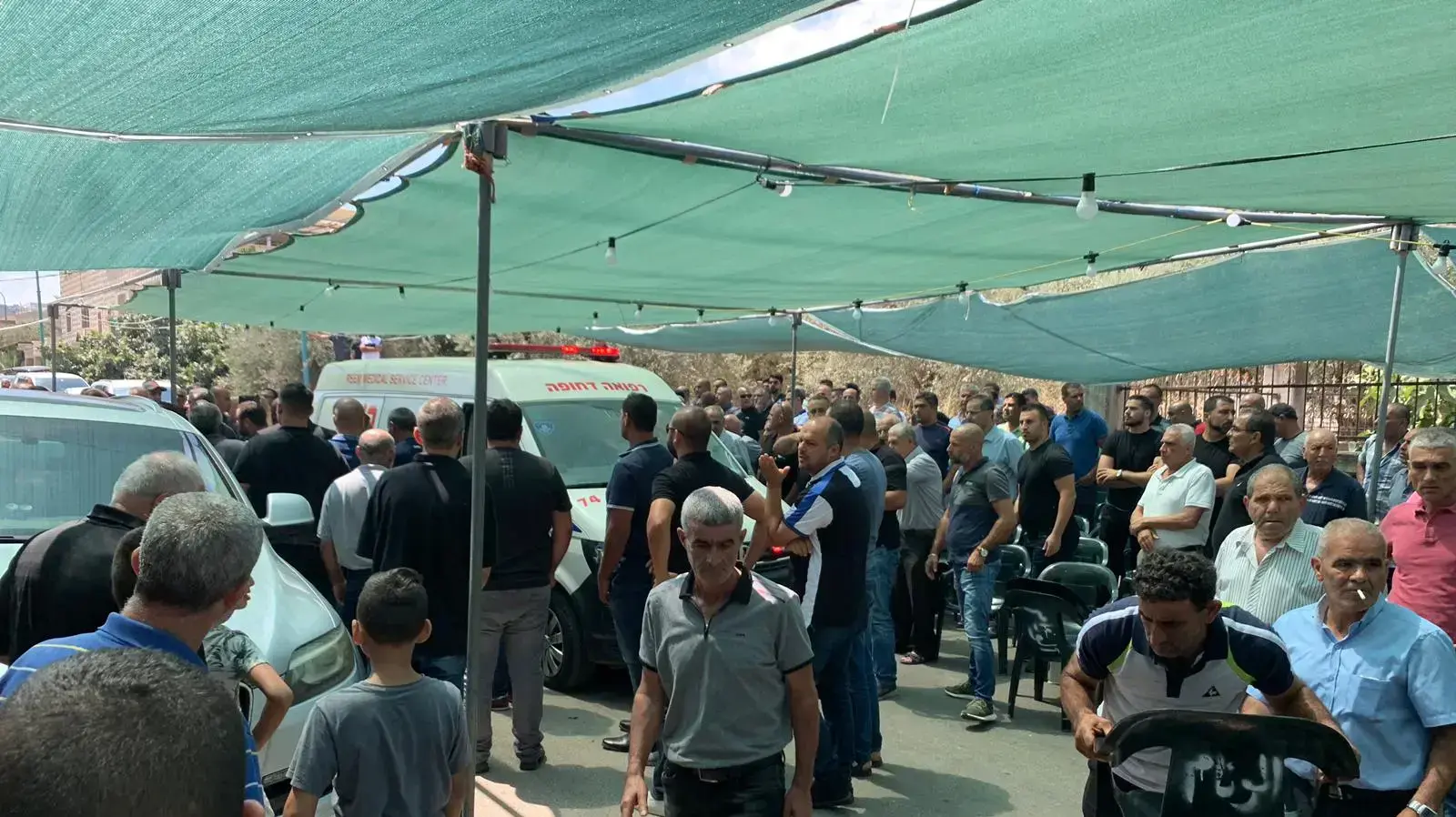 הלוויתה של איה נעאמנה שנהרגה במהלך טיול באתיופיה, בית העלמין, עראבה הלוויתה של איה נעאמנה שנהרגה במהלך טיול באתיופיה, בית העלמין, עראבה