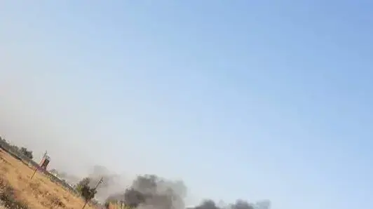 בסיס חיל האוויר אל - בכר הנמצא צפונית לעיראק לאחר התקיפה 20 באוגוסט 2019 בסיס חיל האוויר אל - בכר הנמצא צפונית לעיראק לאחר התקיפה 20 באוגוסט 2019
