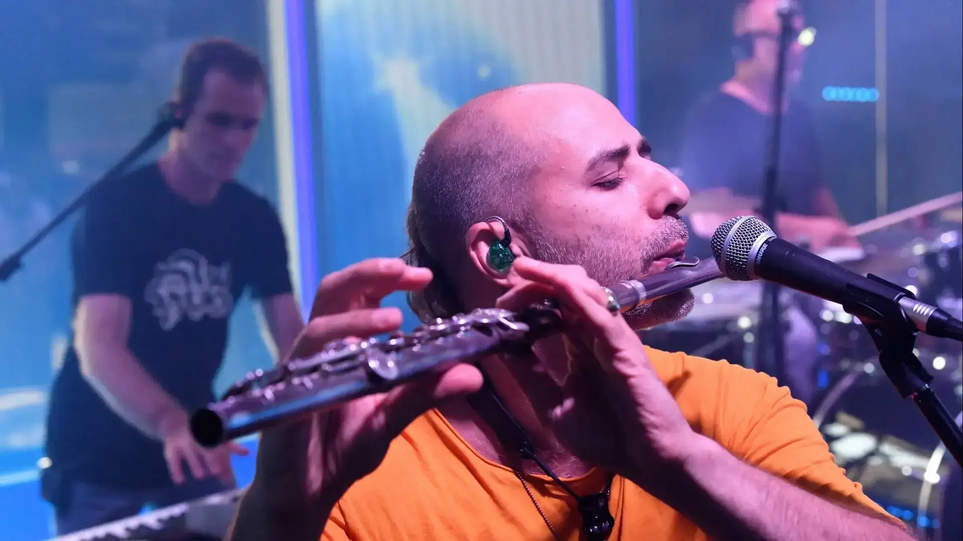 הדג נחש בהופעה באולפן וואלה, 22 באוגוסט 2019