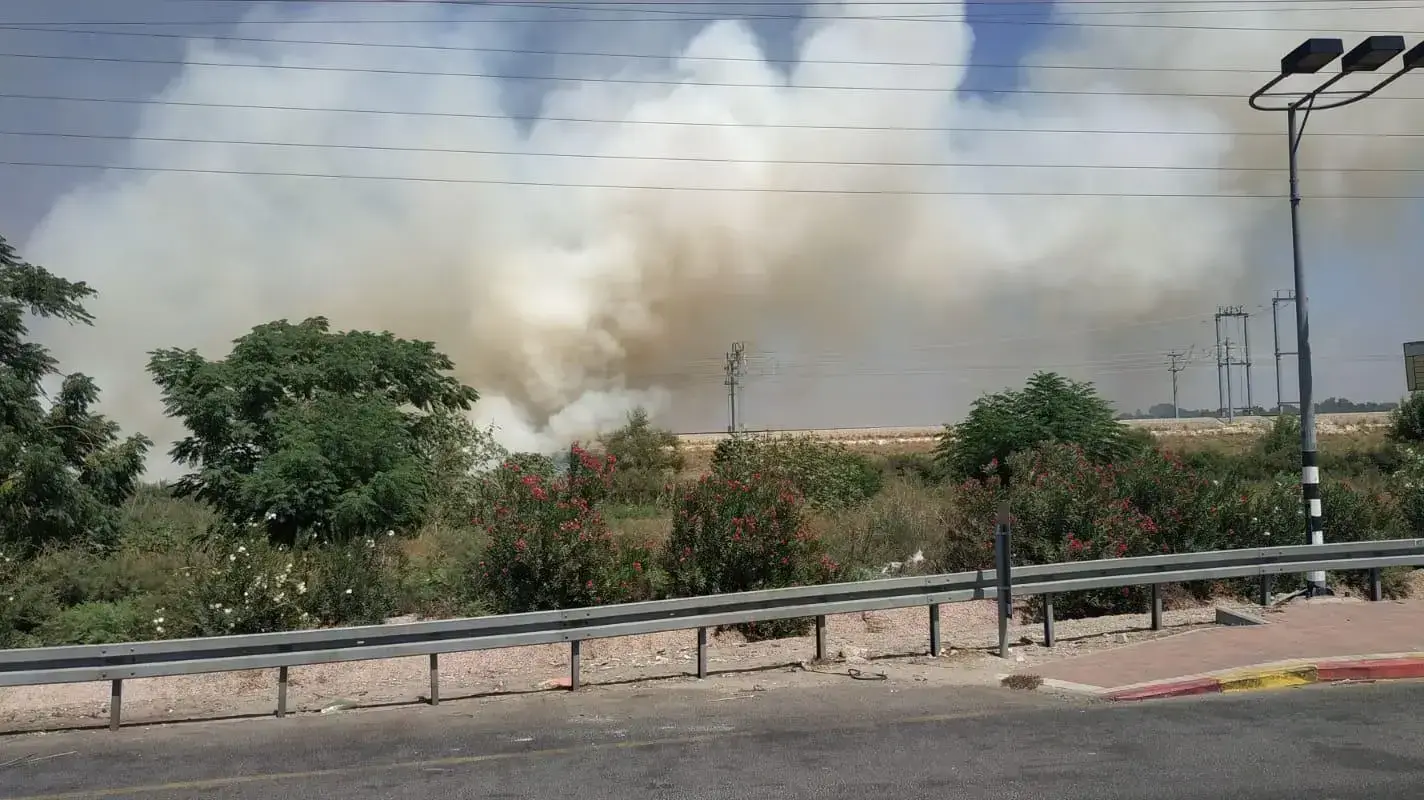 שריפה סמוך לנתב"ג 22 באוגוסט 2019 שריפה סמוך לנתב"ג 22 באוגוסט 2019