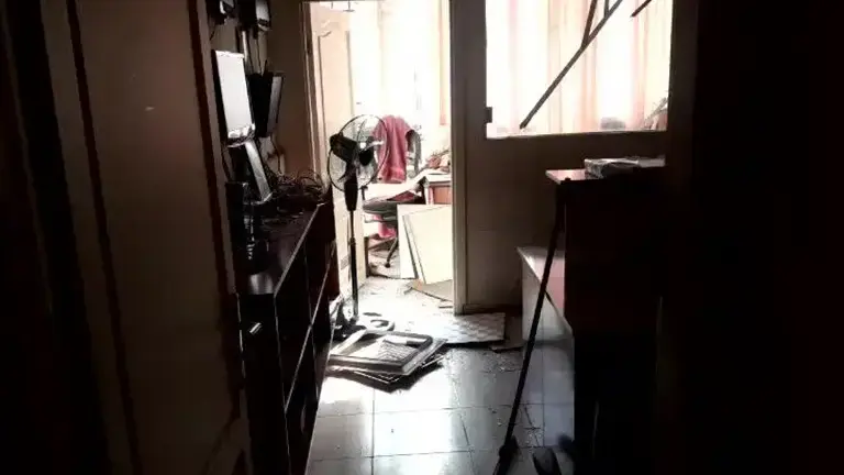 מרכז התקשורת של חיזבאללה שנפגע ממל"ט ישראלי, 24 באוגוסט 2019 מרכז התקשורת של חיזבאללה שנפגע ממל"ט ישראלי, 24 באוגוסט 2019