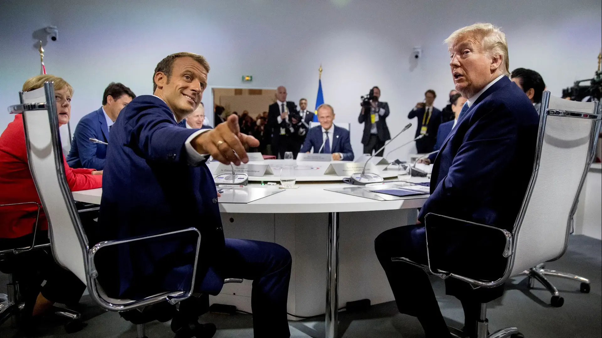 פסגת G-7 בביאריץ, צרפת 25 באוגוסט 2019 פסגת G-7 בביאריץ, צרפת 25 באוגוסט 2019