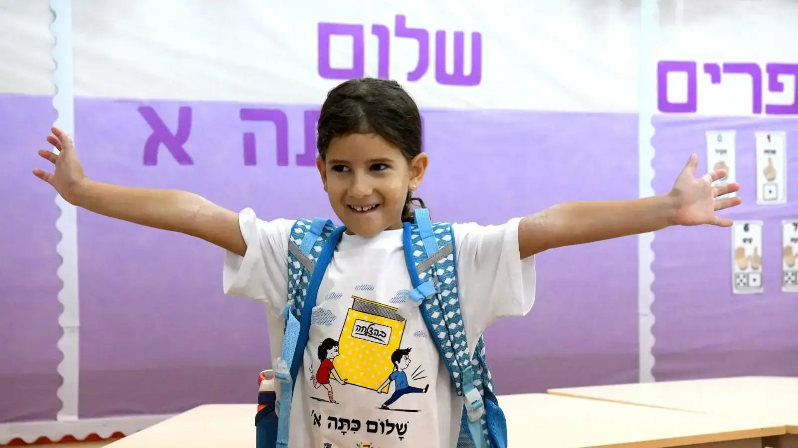 אופיר מתחיל את שנה הלימודים תש"פ ואת כיתה א' בבית הספר ישגב בתל אביב. 1 בספטמבר 2019. אופיר מתחיל את שנה הלימודים תש"פ ואת כיתה א' בבית הספר ישגב בתל אביב. 1 בספטמבר 2019.