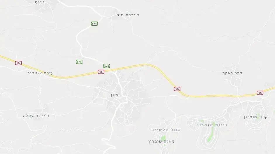 מפה: כפר עזון מפה: כפר עזון