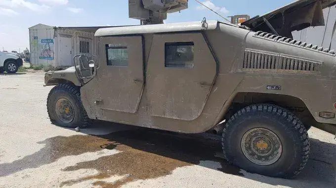 האמר צבאי שנפגע מרחפן בעזה, 7 בספטמבר 2019