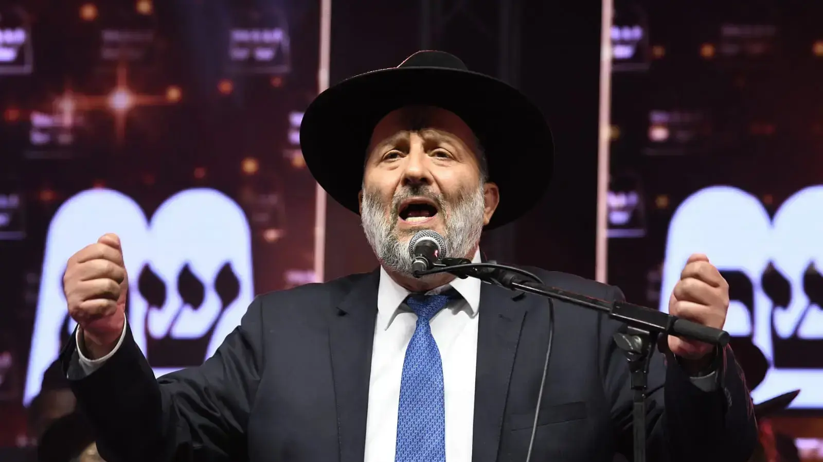 יו"ר ש"ס אריה דרעי הכנס המרכזי של תנועת ש"ס, היכל "הטוטו" חולון, 11 בספטמבר 2019 יו"ר ש"ס אריה דרעי הכנס המרכזי של תנועת ש"ס, היכל "הטוטו" חולון, 11 בספטמבר 2019