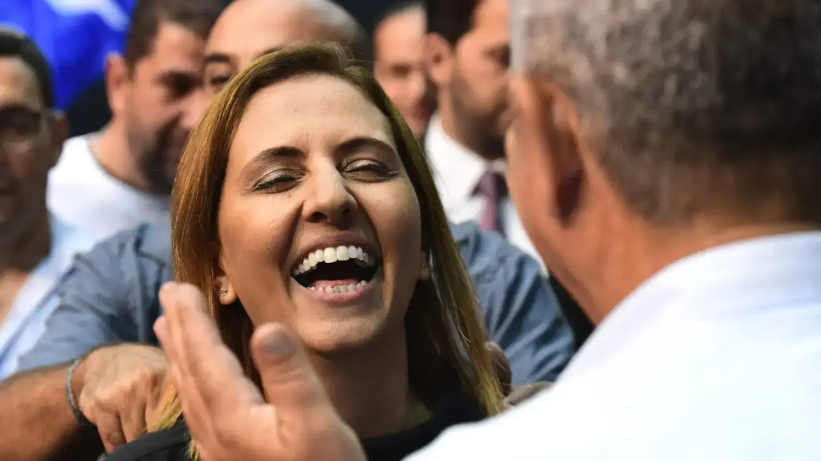 גילה גמליאל במטה הליכוד בתל אביב 18 בספטמבר 2019 צוחקת גילה גמליאל במטה הליכוד בתל אביב 18 בספטמבר 2019 צוחקת