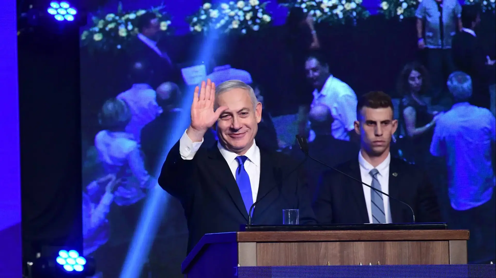 בנימין נתניהו במטה מפלגת הליכוד בתל אביב 18 בספטמבר 2019 בנימין נתניהו במטה מפלגת הליכוד בתל אביב 18 בספטמבר 2019