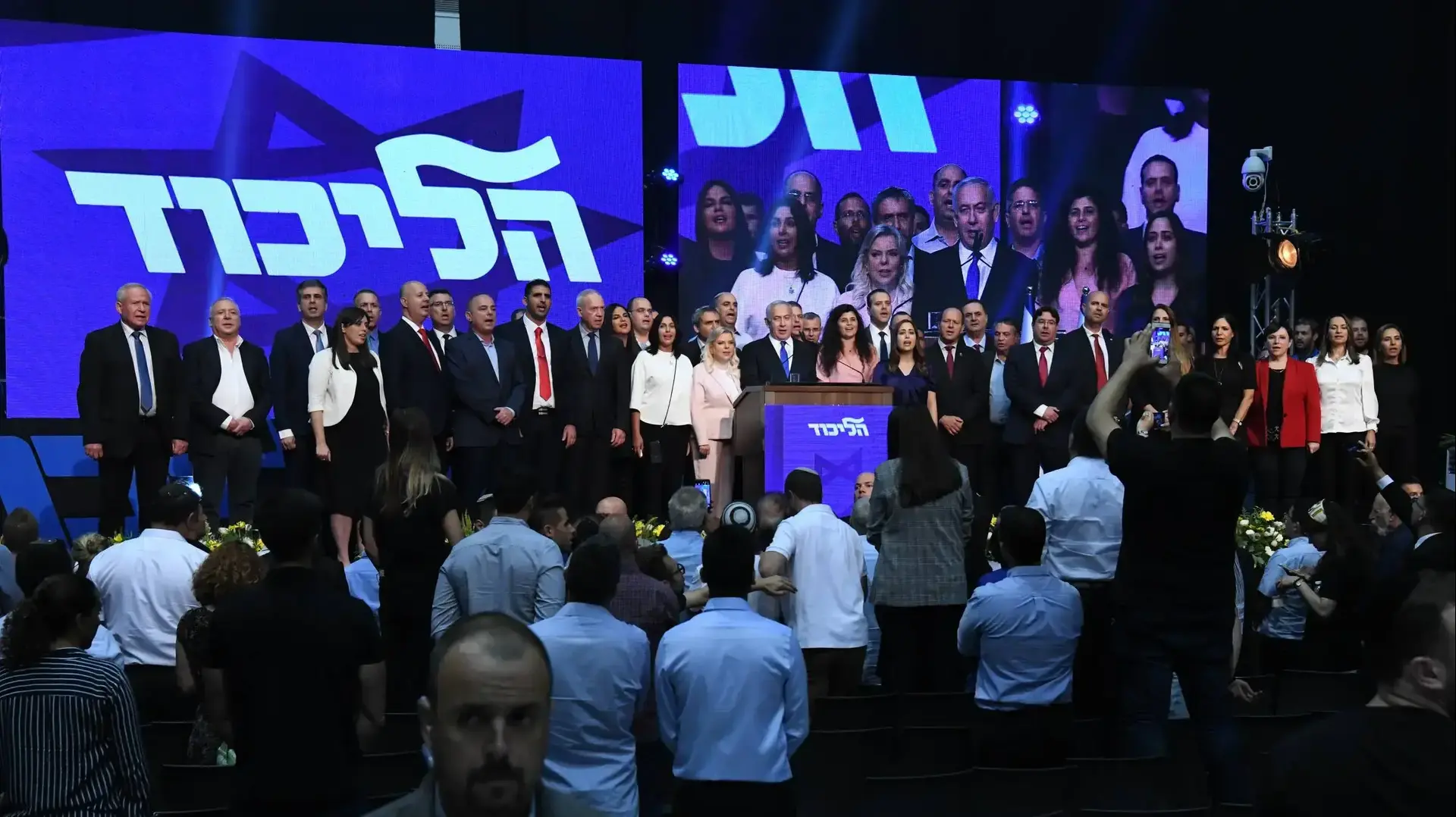 בנימין נתניהו במטה מפלגת הליכוד בתל אביב 18 בספטמבר 2019 בנימין נתניהו במטה מפלגת הליכוד בתל אביב 18 בספטמבר 2019