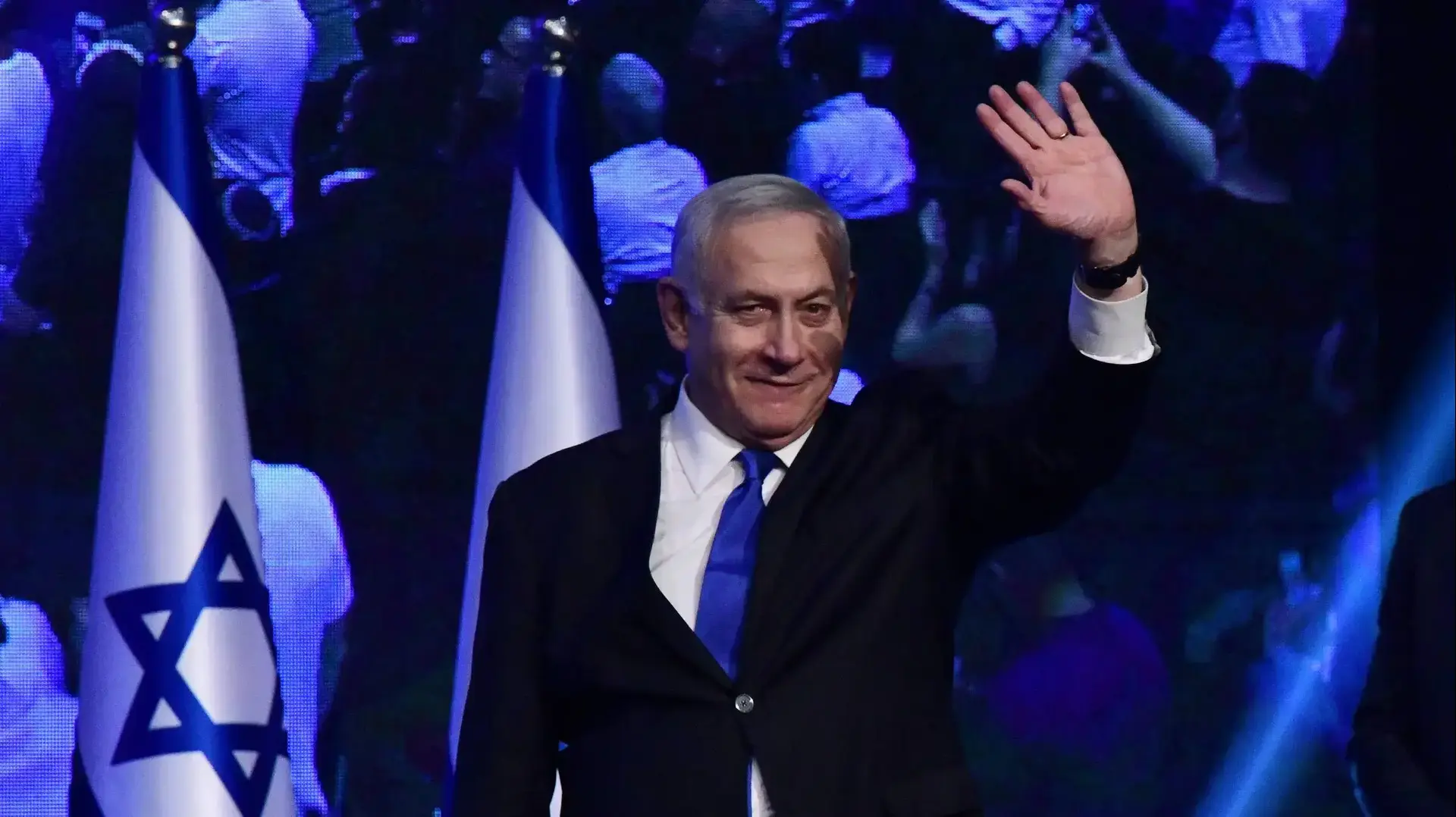 בנימין נתניהו במטה מפלגת הליכוד בתל אביב 18 בספטמבר 2019 בנימין נתניהו במטה מפלגת הליכוד בתל אביב 18 בספטמבר 2019