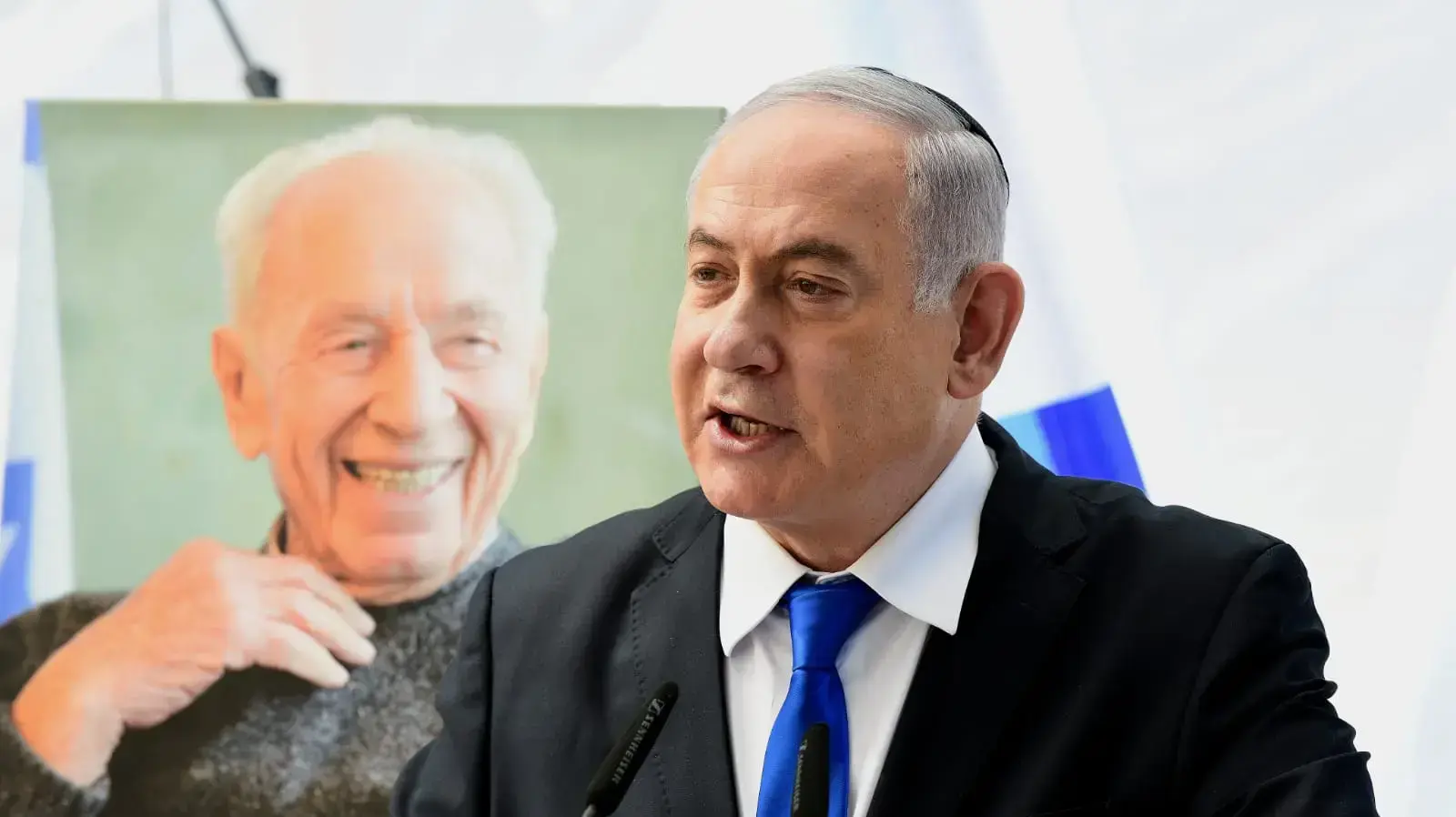 ראש הממשלה בנימין נתניהו נואם באזכרה לנשיאה התשיעי של ישראל, שמעון פרס, הר הרצל ירושלים, 19 בספטמבר 2019 ראש הממשלה בנימין נתניהו נואם באזכרה לנשיאה התשיעי של ישראל, שמעון פרס, הר הרצל ירושלים, 19 בספטמבר 2019