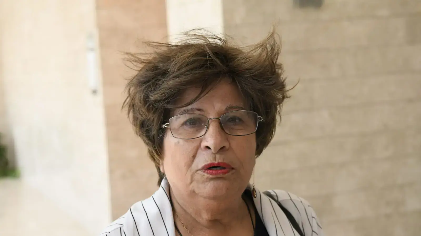 גאולה עמיר, אימו של יגאל עמיר, בדיון בעתירה נגד עונש משמעתי שקיבל יגאל עמיר על שיחת הטלפון שלו עם "הצל", 19.09.19 גאולה עמיר, אימו של יגאל עמיר, בדיון בעתירה נגד עונש משמעתי שקיבל יגאל עמיר על שיחת הטלפון שלו עם "הצל", 19.09.19