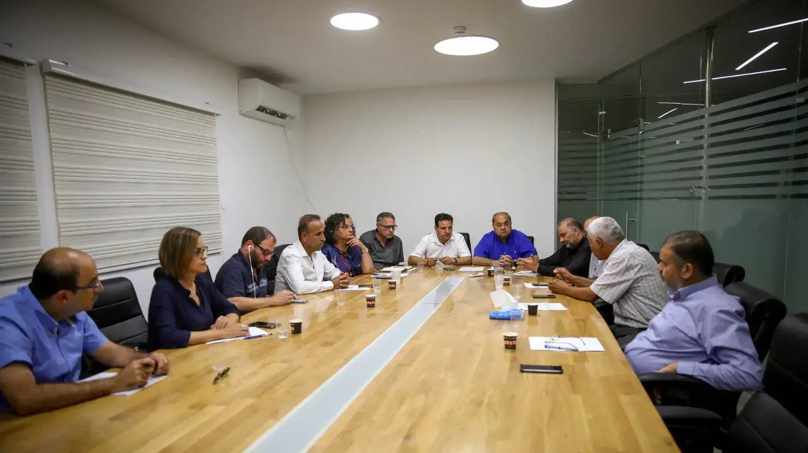 ישיבת הסיעה של הרשימה המשותפת. 21 בספטמבר 2019