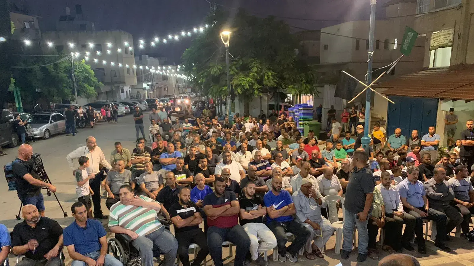 ערביי ישראל מפגינים בג'סר א-זרקא בעקבות האלימות הגואה בחברתם. 21 בספטמבר 2019 ערביי ישראל מפגינים בג'סר א-זרקא בעקבות האלימות הגואה בחברתם. 21 בספטמבר 2019