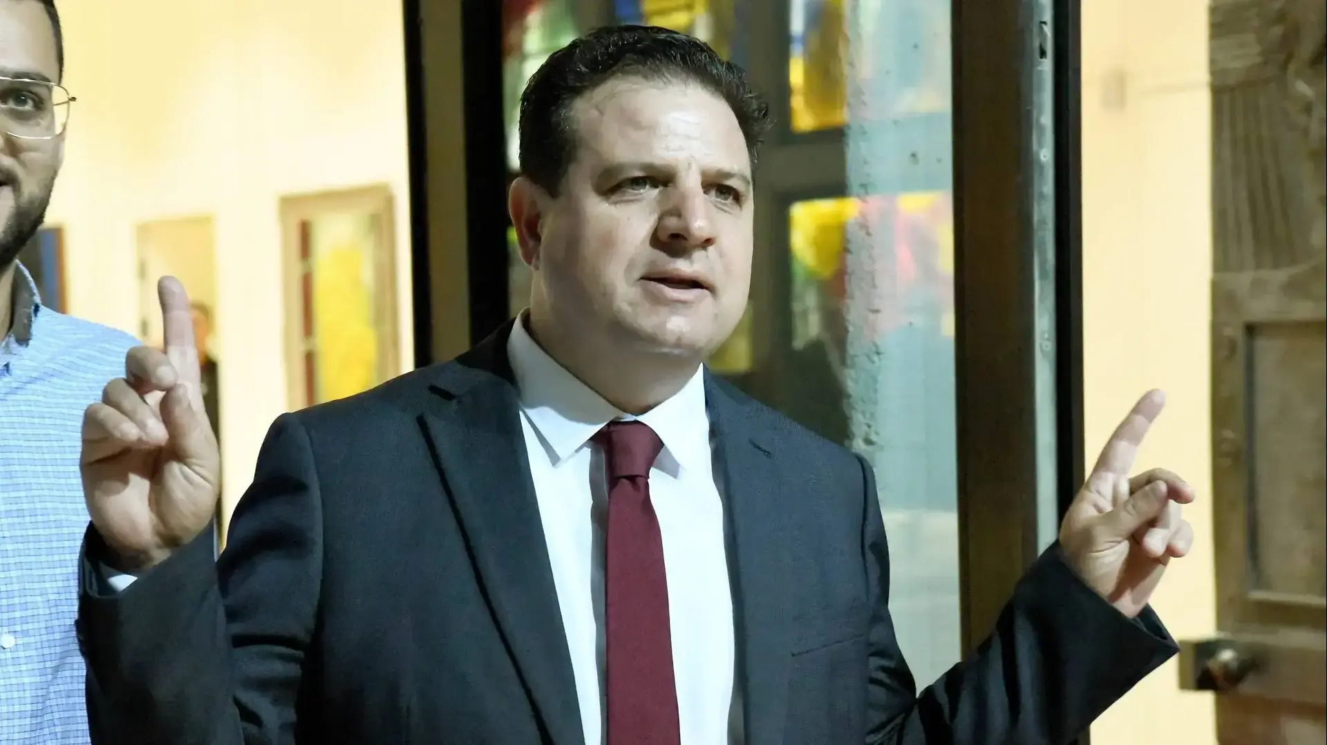 סיעת הרשימה המשותפת בהתייעצויות בבית הנשיא, 22 בספטמבר 2019 סיעת הרשימה המשותפת בהתייעצויות בבית הנשיא, 22 בספטמבר 2019