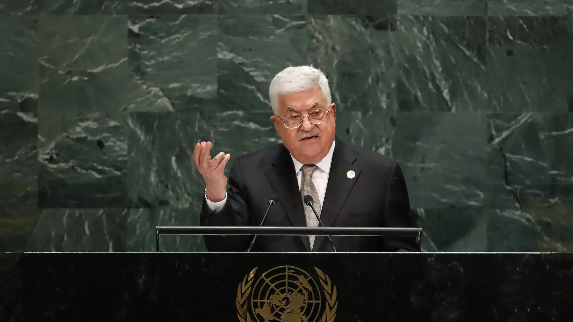 אבו מאזן נואם באו"ם, 26.09.19 אבו מאזן נואם באו"ם, 26.09.19