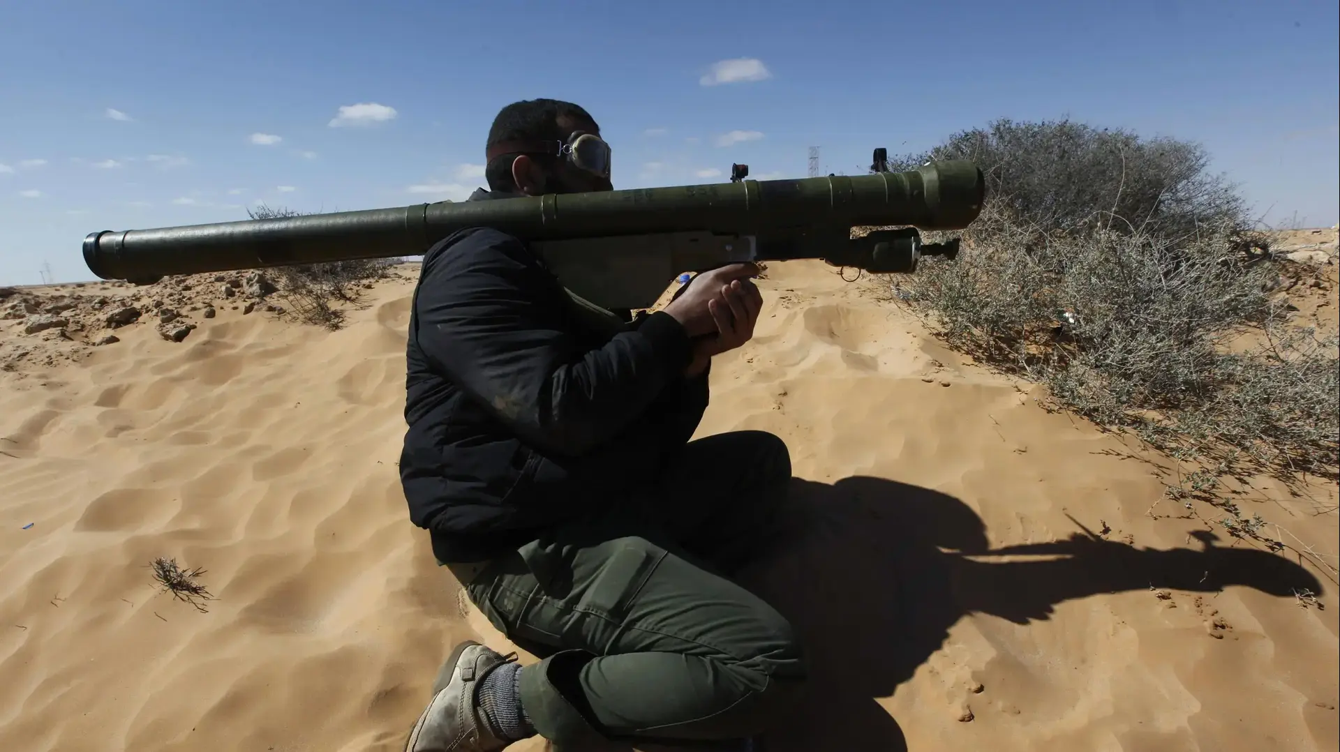 פעיל בסוריה עם טיל כתף. 27 בספטמבר 2019. פעיל בסוריה עם טיל כתף. 27 בספטמבר 2019.