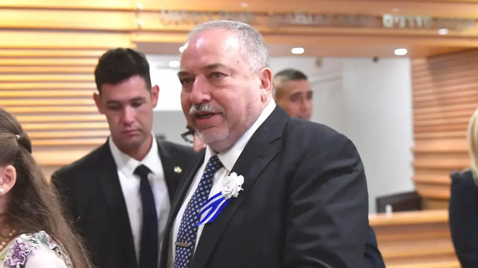 אביגדור ליברמן ביום השבעת הכנסת , אוקטובר 2019