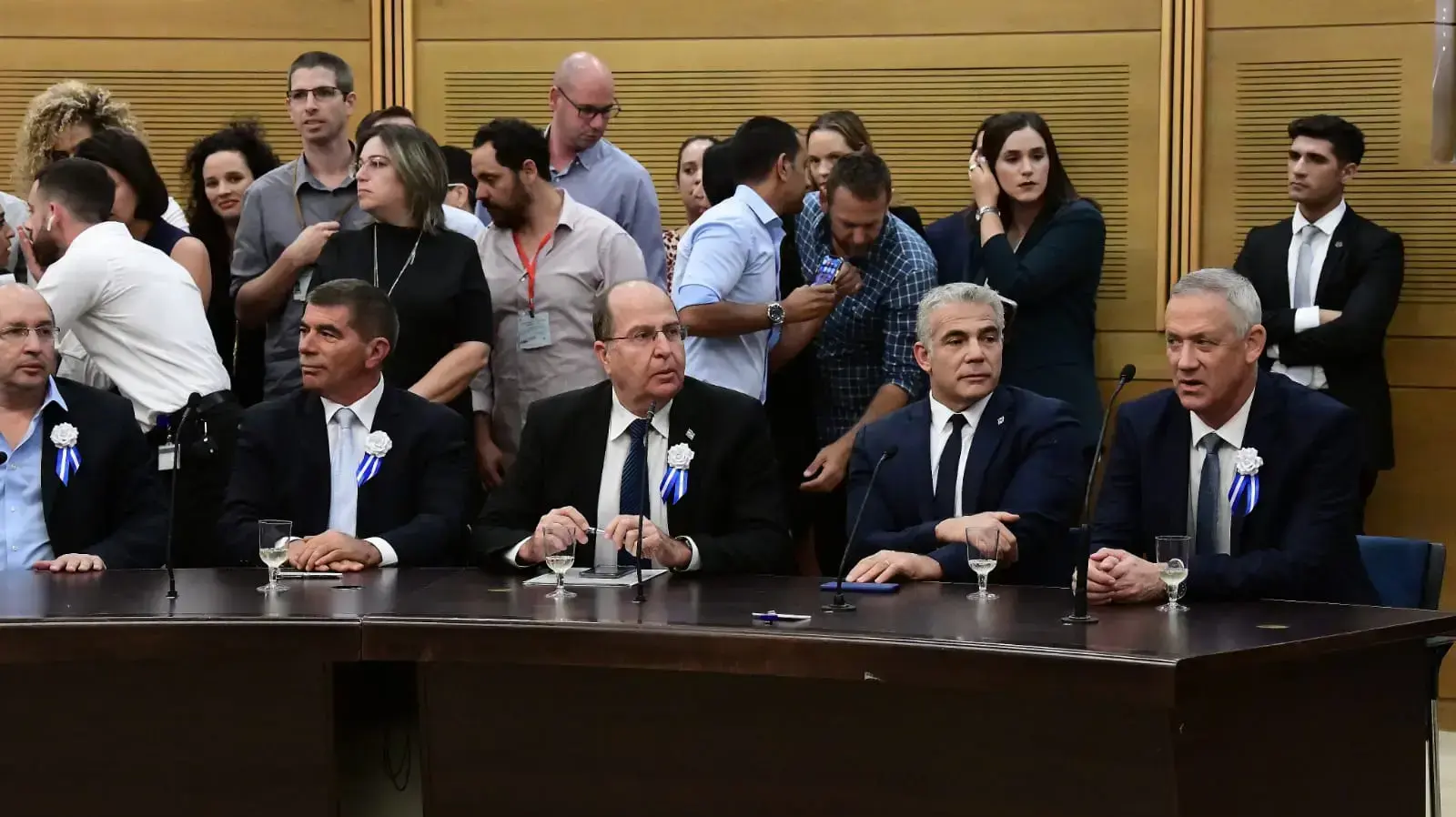 סיעת כחול לבן ביום השבעת הכנסת , אוקטובר 2019 סיעת כחול לבן ביום השבעת הכנסת , אוקטובר 2019