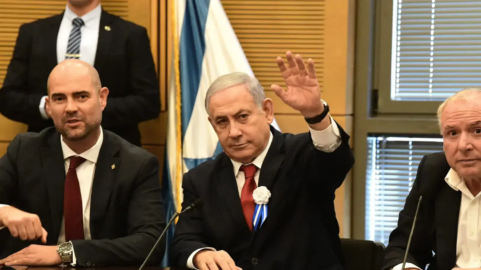 ראש הממשלה, בנימין נתניהו במהלך ישיבת סיעת הליכוד בכנסת, ירושלים 3 באוקטובר 2019