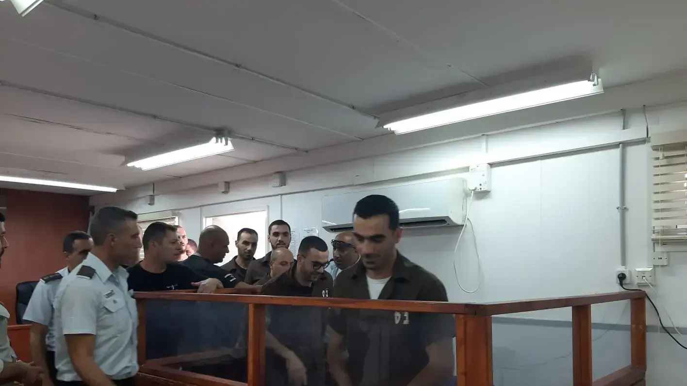 הקראת כתב אישום לרוצחי דביר שורק, בית הדין הצבאי עופר 3 באוקטובר 2019