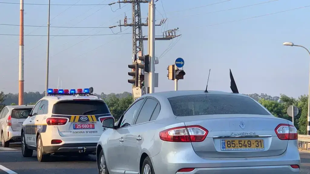 שיירת רכבים במחאה על האלימות במגזר הערבי שיירת רכבים במחאה על האלימות במגזר הערבי