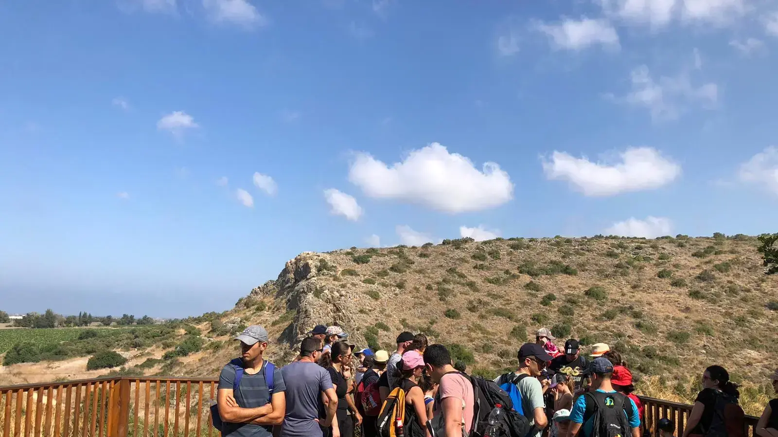 מטיילים בשמורת הטבע נחל מערות. 12 באוקטובר 2019 מטיילים בשמורת הטבע נחל מערות. 12 באוקטובר 2019