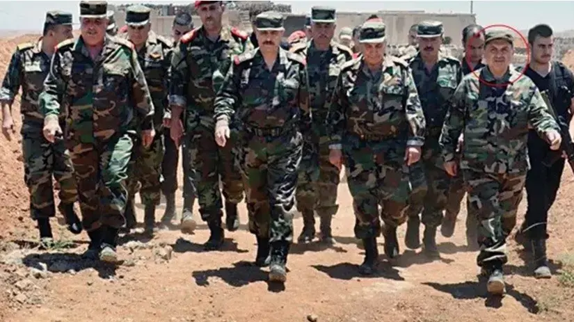 תא"ל מוניר עלי נעים שעיטו המוכר גם בשם "חאג' האשם", שזהותו נחשפה כאיש שמופקד על "מפקדת הדרום" של חיזבאללה בסוריה תא"ל מוניר עלי נעים שעיטו המוכר גם בשם "חאג' האשם", שזהותו נחשפה כאיש שמופקד על "מפקדת הדרום" של חיזבאללה בסוריה