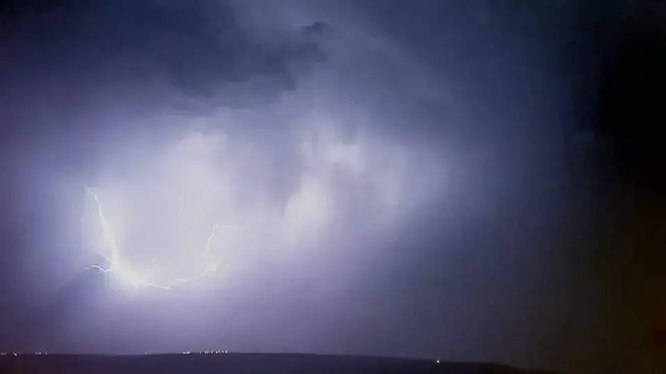 ברק מעל הכינרת. 15 באוקטובר 2019 ברק מעל הכינרת. 15 באוקטובר 2019