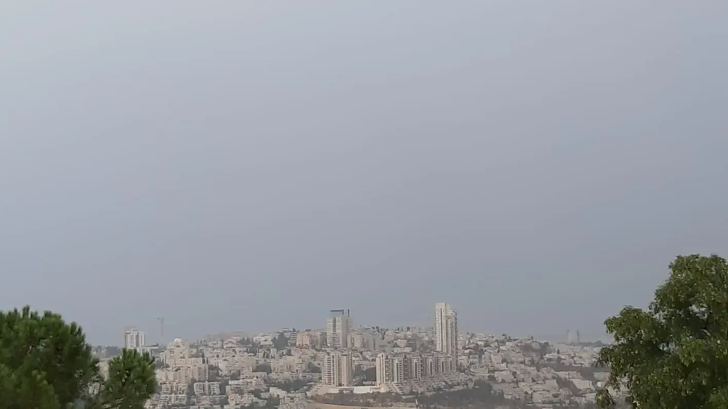 גשם בירושלים, 15 באוקטובר 2019 גשם בירושלים, 15 באוקטובר 2019