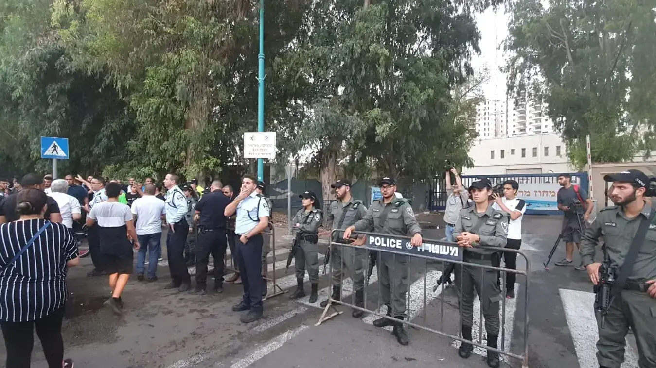 הפגנת מחאה ברמלה על האלימות במגזר הערבי, 16 באוקטובר 2019 הפגנת מחאה ברמלה על האלימות במגזר הערבי, 16 באוקטובר 2019