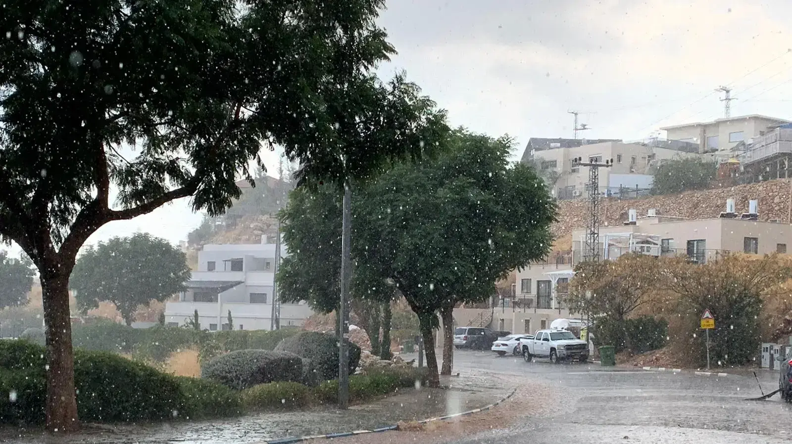 שיטפונות מהגשם בצפת. 21 באוקטובר 2019. שיטפונות מהגשם בצפת. 21 באוקטובר 2019.