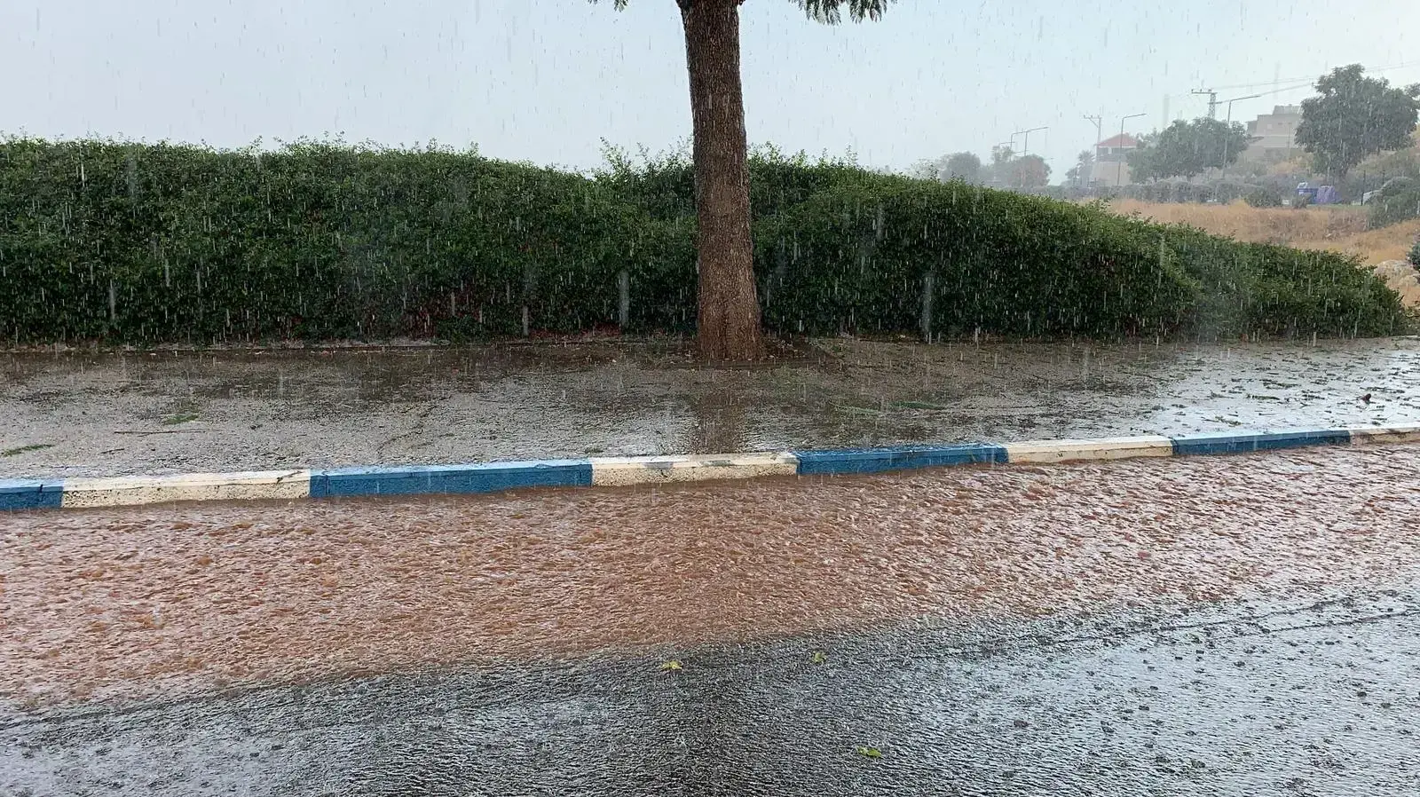 שיטפונות מהגשם בצפת. 21 באוקטובר 2019. שיטפונות מהגשם בצפת. 21 באוקטובר 2019.