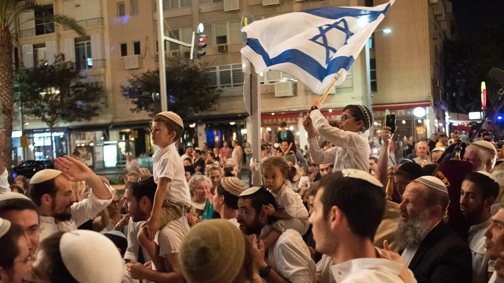 הקפות שניות בשמחת תורה, כיכר רבין ת"א, 21 באוקטובר 2019
