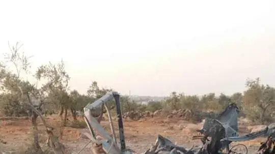 המיקום שבו אותר אבו בכר אל-בגדאדי בברישה, סוריה 27 באוקטובר 2019 המיקום שבו אותר אבו בכר אל-בגדאדי בברישה, סוריה 27 באוקטובר 2019
