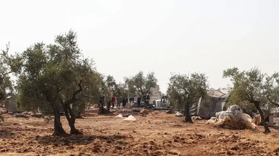 המיקום שבו אותר אבו בכר אל-בגדאדי  בברישה, סוריה 27 באוקטובר 2019