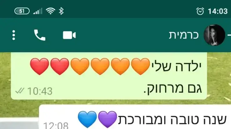 הודעות הווצאפ האחרונות של כרמית סררו, ההרוגה מתאונות הדרכים סמוך לשפרעם הודעות הווצאפ האחרונות של כרמית סררו, ההרוגה מתאונות הדרכים סמוך לשפרעם