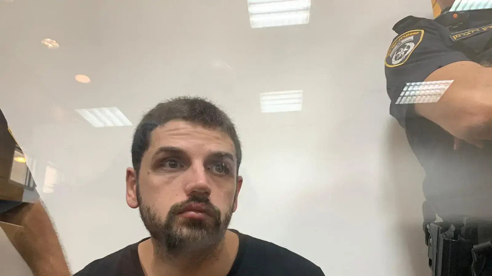 מקסים טל החשוד ברצח אשתו מריה בהארכת מעצר, בית משפט השלום קריות, 28 באוקטובר 2019