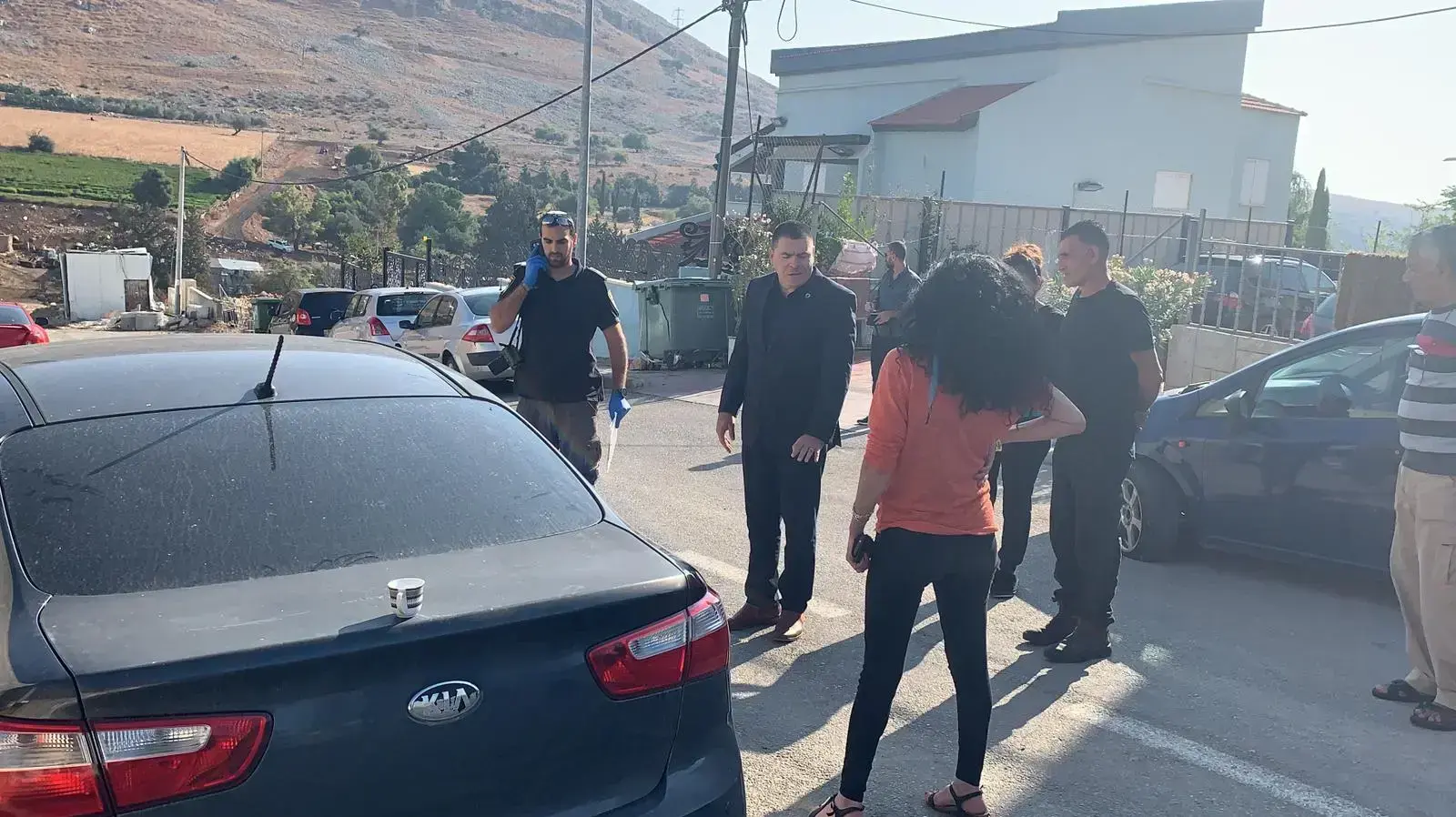 תושבי שכונת עכברה עם ראש עיירת צפת 31 באוקטובר 2019 תושבי שכונת עכברה עם ראש עיירת צפת 31 באוקטובר 2019