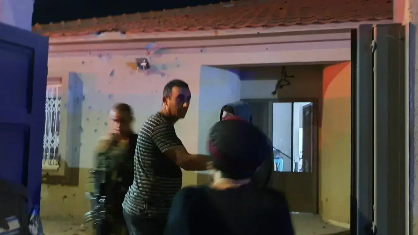 הבית שנפגע ישירות מרקטה בשדרות, 1 בנובמבר 2019 הבית שנפגע ישירות מרקטה בשדרות, 1 בנובמבר 2019