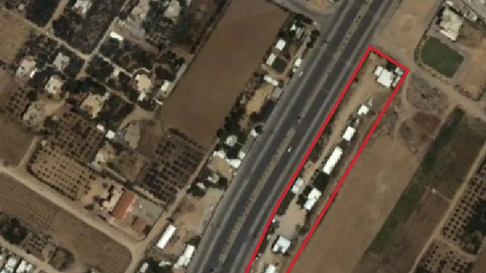 תצלום אווירי של מתחם צבאי של חמאס שהותקף על ידי צה"ל. 02 בנובמבר 2019. תצלום אווירי של מתחם צבאי של חמאס שהותקף על ידי צה"ל. 02 בנובמבר 2019.