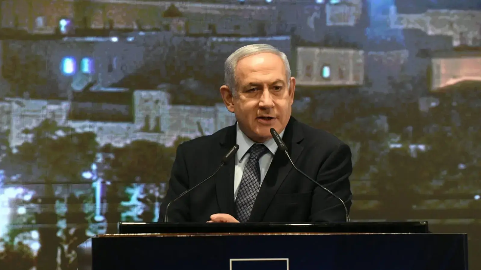 רה"מ, בנימין נתניהו במהלך כנס העיתונות הנוצרית השנתי במוזיאון ידידי ישראל, ירושלים 3 בנובמבר 2019 רה"מ, בנימין נתניהו במהלך כנס העיתונות הנוצרית השנתי במוזיאון ידידי ישראל, ירושלים 3 בנובמבר 2019