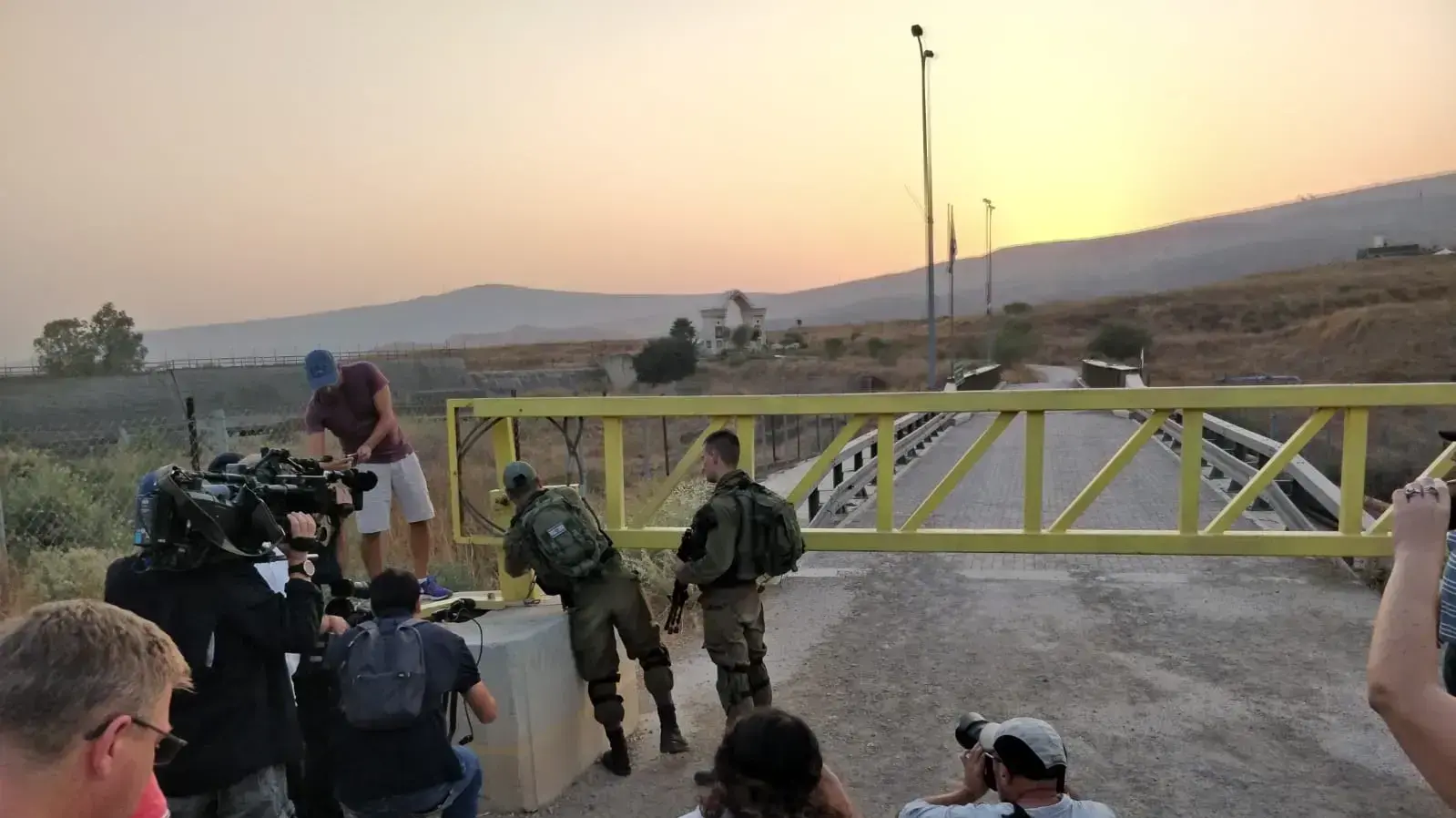 סגירתו של המחסום בנהריים שבבקעת הירדן, ערב העברת השטח חזרה לירדן בהתאם להסכם השלום שנחתם עם המדינה, 9 בנובמבר 2019 סגירתו של המחסום בנהריים שבבקעת הירדן, ערב העברת השטח חזרה לירדן בהתאם להסכם השלום שנחתם עם המדינה, 9 בנובמבר 2019