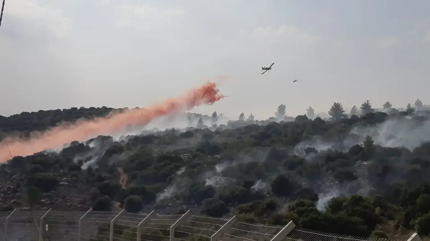 פעולות לכיבוי שריפה בצור הדסה, 10 בנובמבר 2019 פעולות לכיבוי שריפה בצור הדסה, 10 בנובמבר 2019