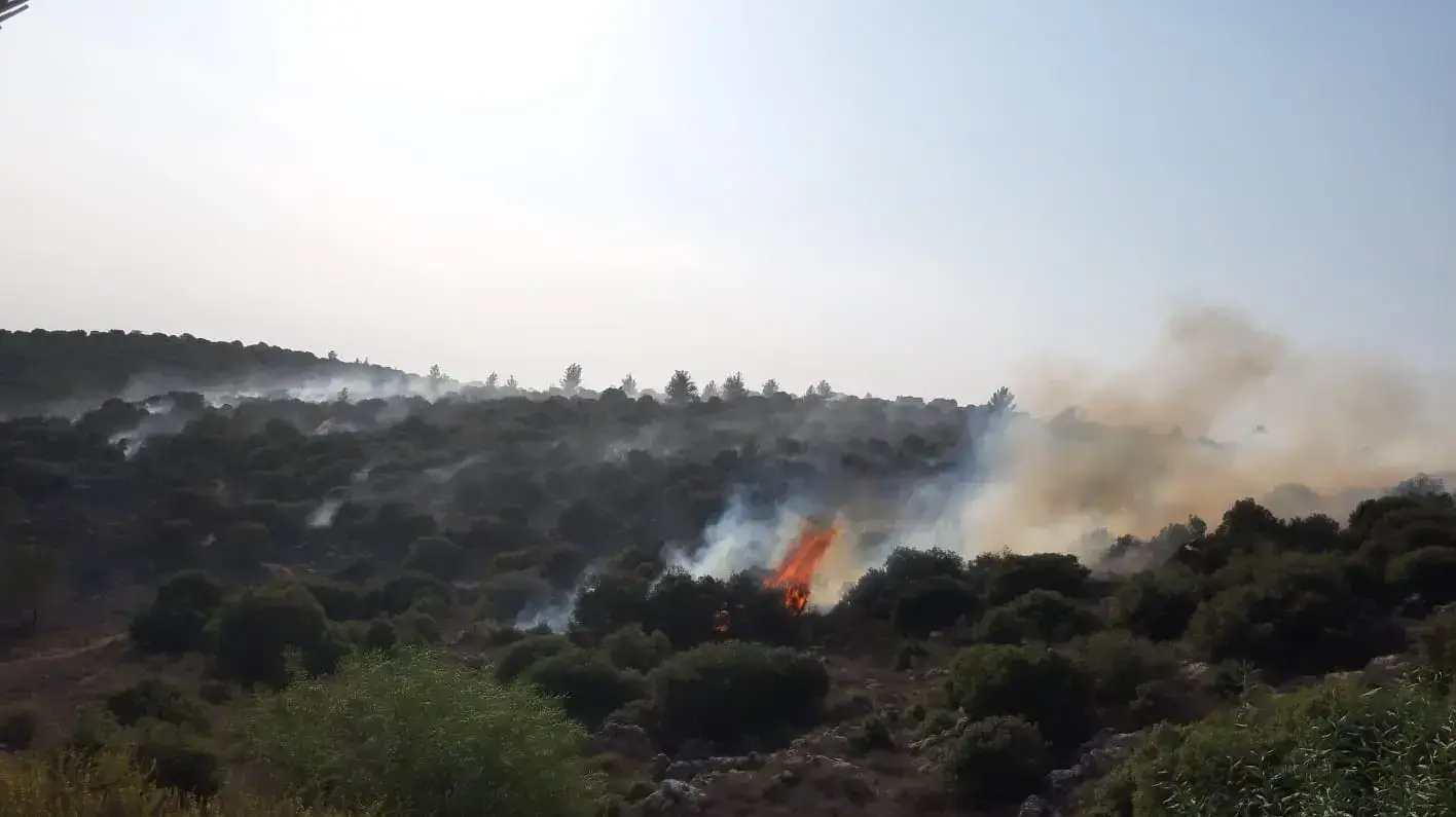 פעולות לכיבוי שריפה בצור הדסה, 10 בנובמבר 2019 פעולות לכיבוי שריפה בצור הדסה, 10 בנובמבר 2019