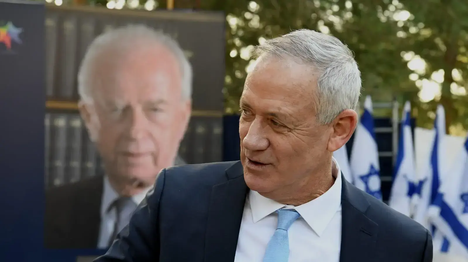 יו"ר כחול לבן, בני גנץ במהלך טקס האזכרה הממלכתי ליצחק ולאה רבין, בהר הרצל, ירושלים 10 בנובמבר 2019 יו"ר כחול לבן, בני גנץ במהלך טקס האזכרה הממלכתי ליצחק ולאה רבין, בהר הרצל, ירושלים 10 בנובמבר 2019