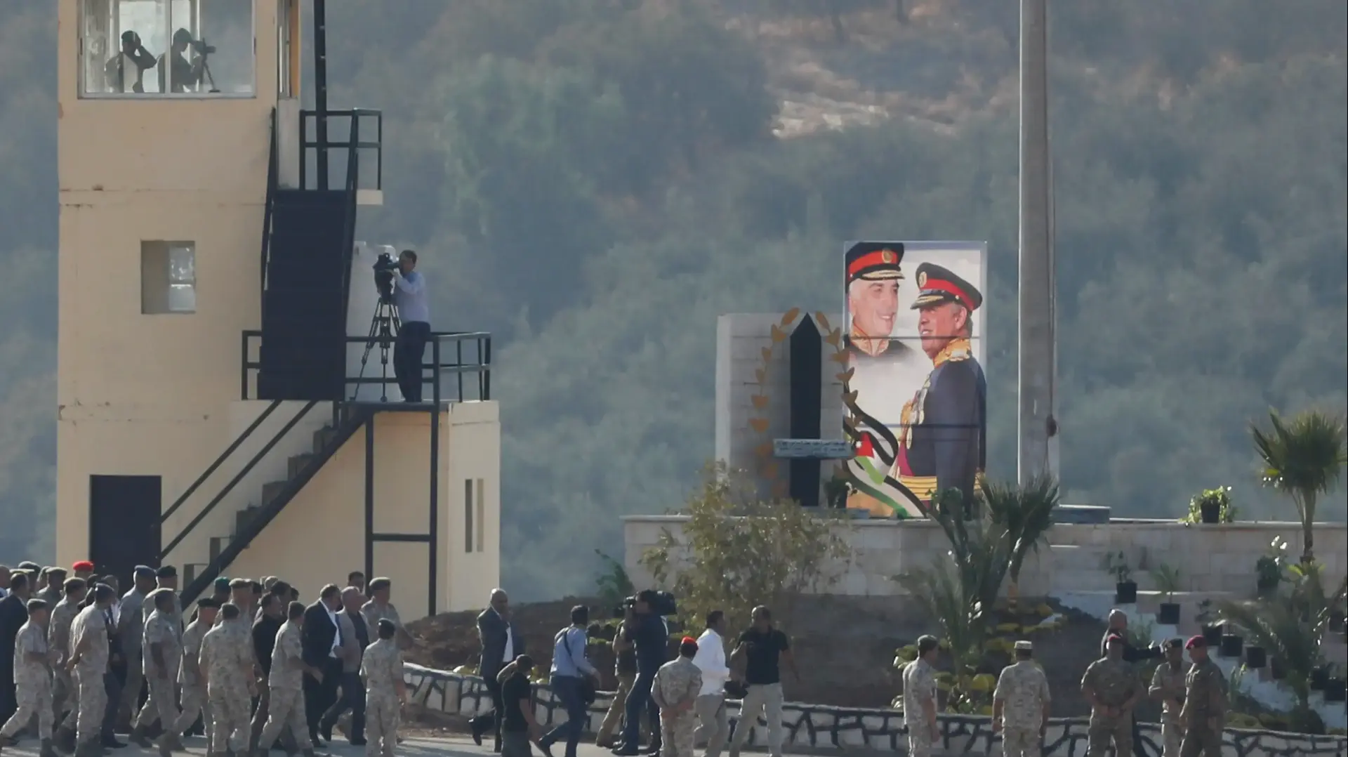 עבדאללה מלך ירדן מסייר במובלעת נהריים, 11 בנובמבר 2019 עבדאללה מלך ירדן מסייר במובלעת נהריים, 11 בנובמבר 2019
