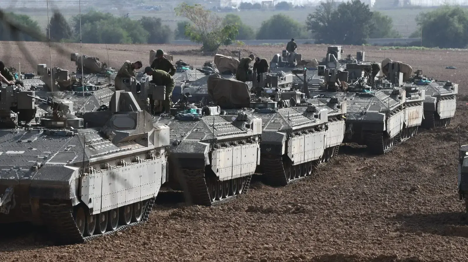 פריסת כוחות צה"ל בגבול הרצועה 13 בנובמבר 2019 פריסת כוחות צה"ל בגבול הרצועה 13 בנובמבר 2019